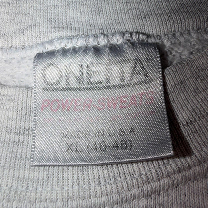 VTG Oneita Sweatshirt Mens XL Gray Travel USA Breakway Lodge Gearhart Oregon