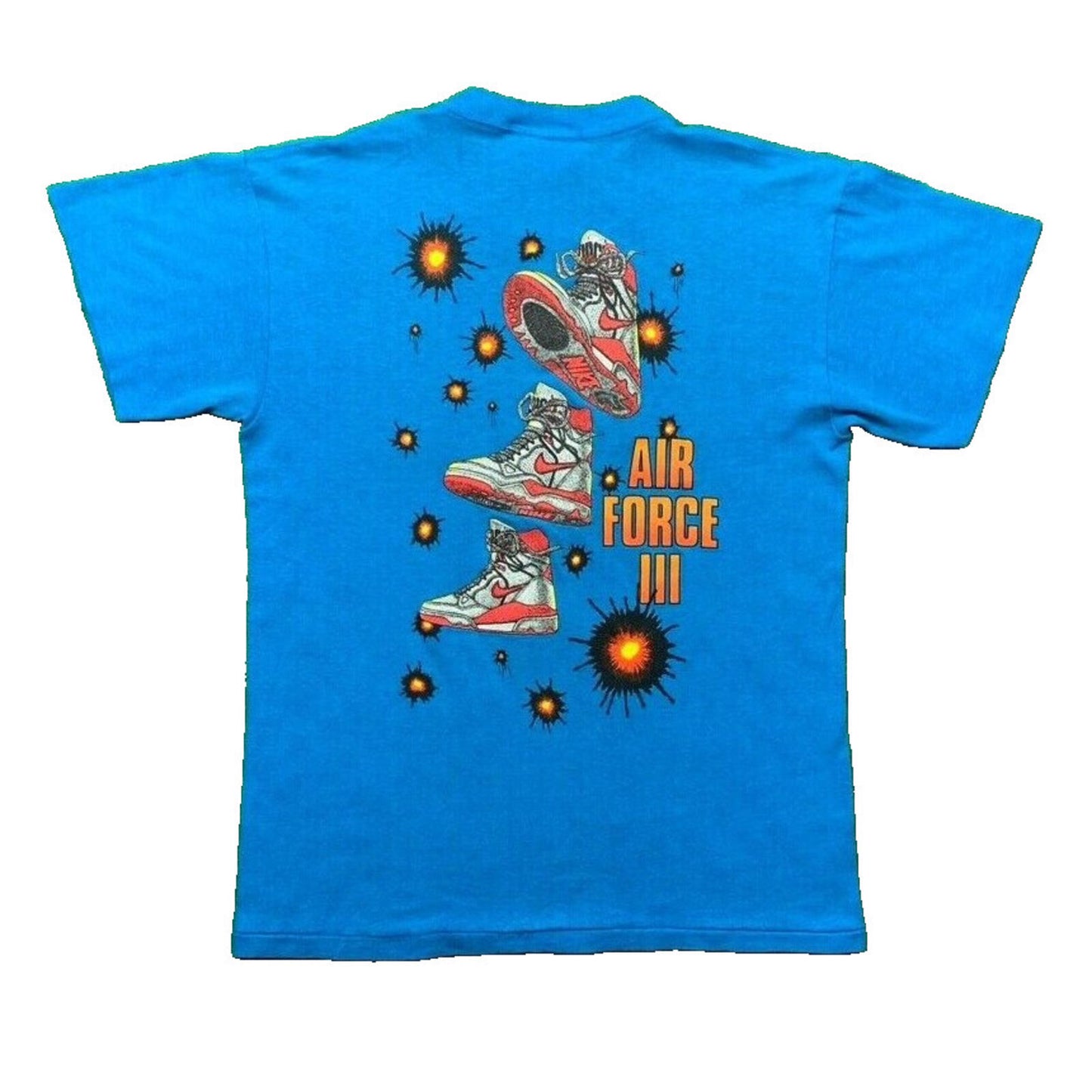 Nike Air Force 3 Take Some Flak Rare Vintage T Shirt USA Rare 80s 90s Rap Music