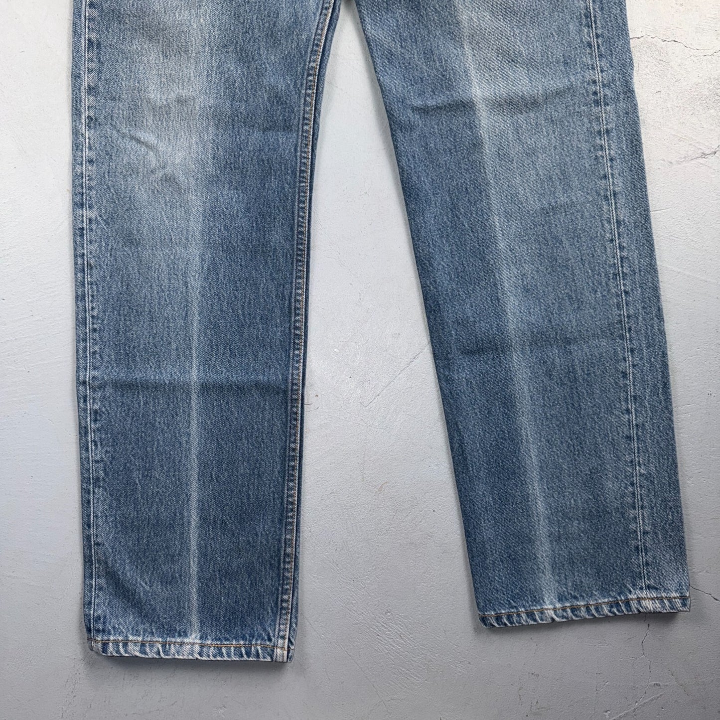 Levis 501 Vintage 90s USA XX Straight Leg Jeans Blue Light Wash 36x32 Act 34x31