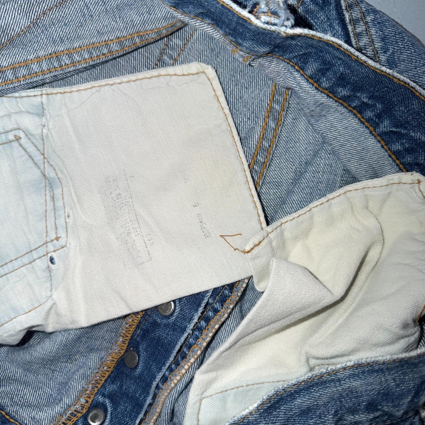 Levis 501 Big E Vintage 60s Redline Selvedge USA XX 1960s Jeans 36x32 Act 33x28