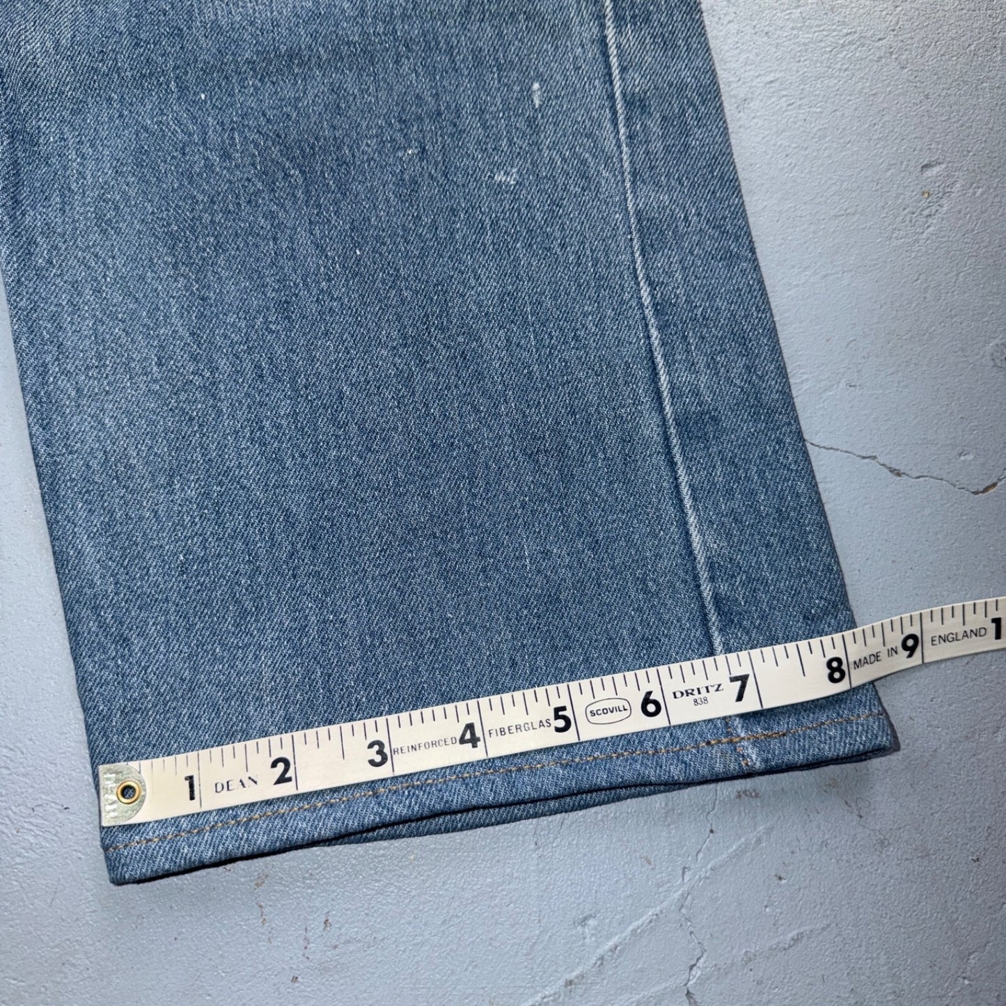 Levis 501 Vintage 80s Redline Selvedge USA XX Jeans Light Wash 34x36 Act 31x27
