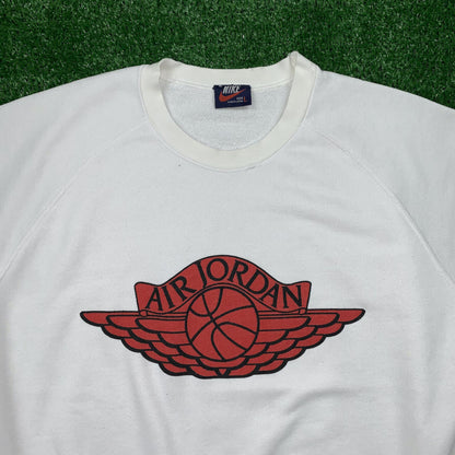 Nike Vintage Sweatshirt Mens T Shirt Jordan 1985 Wings Logo Japan Crewneck Bred