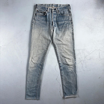 Levis 501 Vintage 80s Redline Selvedge USA XX Jeans Light Wash Skinny Act 29x32