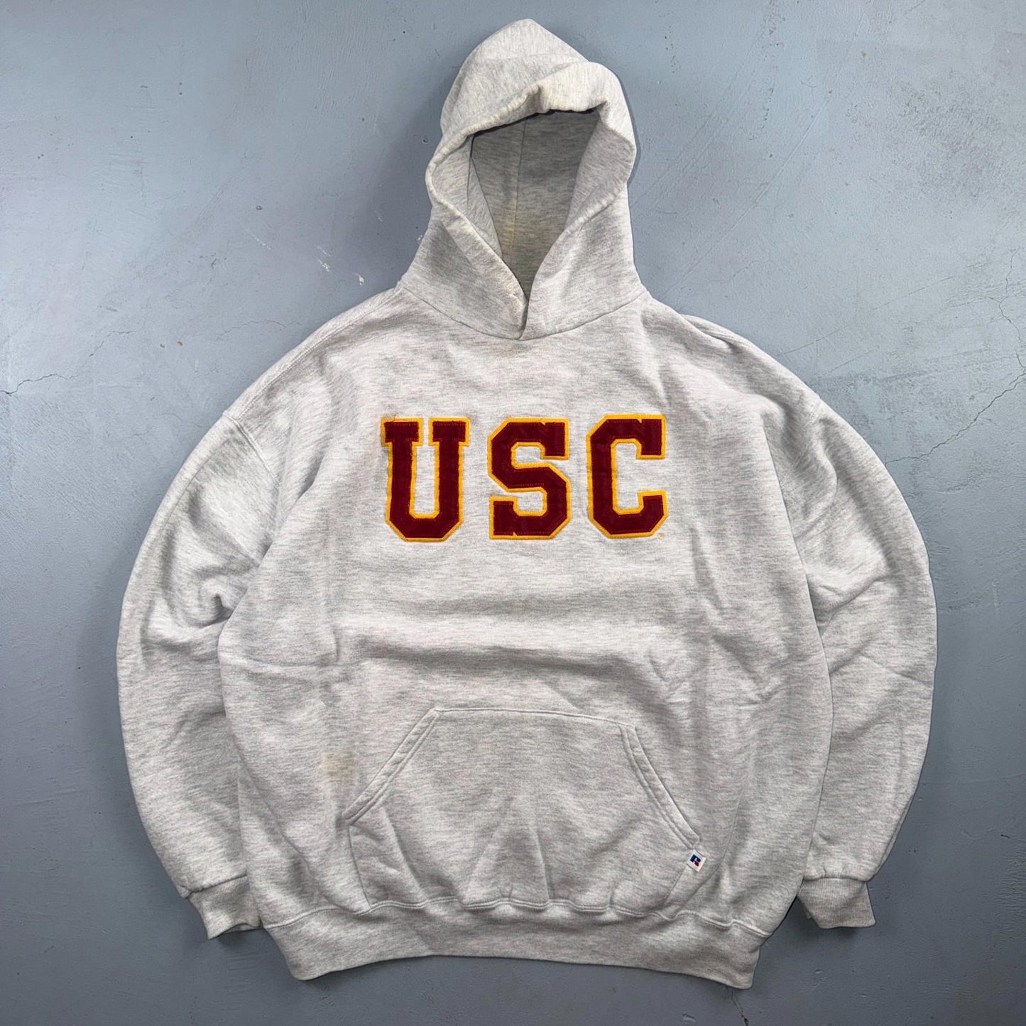 VTG Russell Athletic USC Hoodie Sweatshirt 2XL South Carolina College Trojans