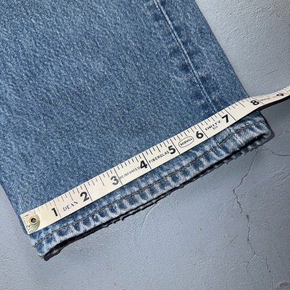 Levis 501 Vintage 90s USA XX Straight Leg Jeans Blue Light Wash 38x32 Act 35x28
