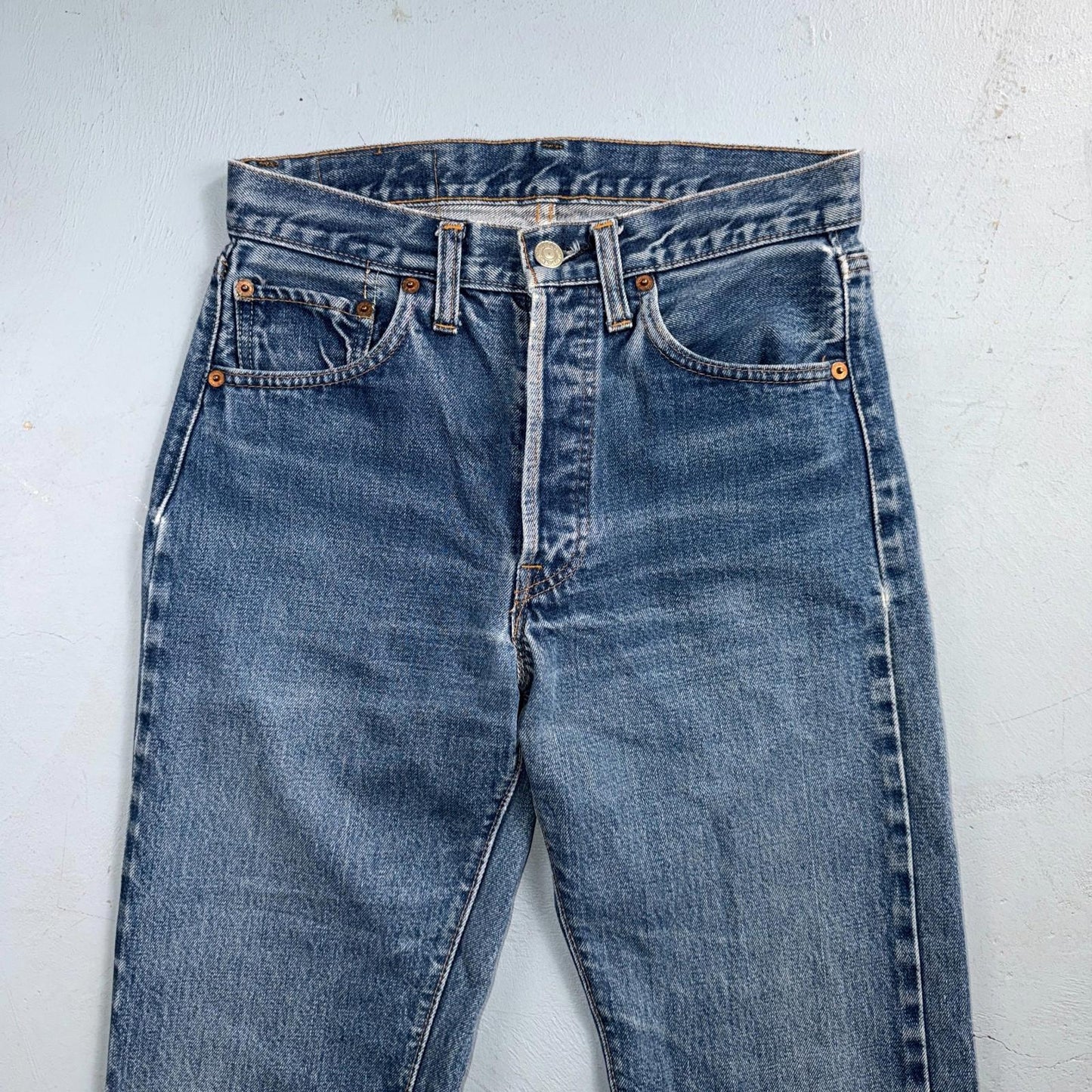 Levis 501 VTG 70s SS Redline Selvedge Jeans XX Med Wash 29x30 Act 27x28