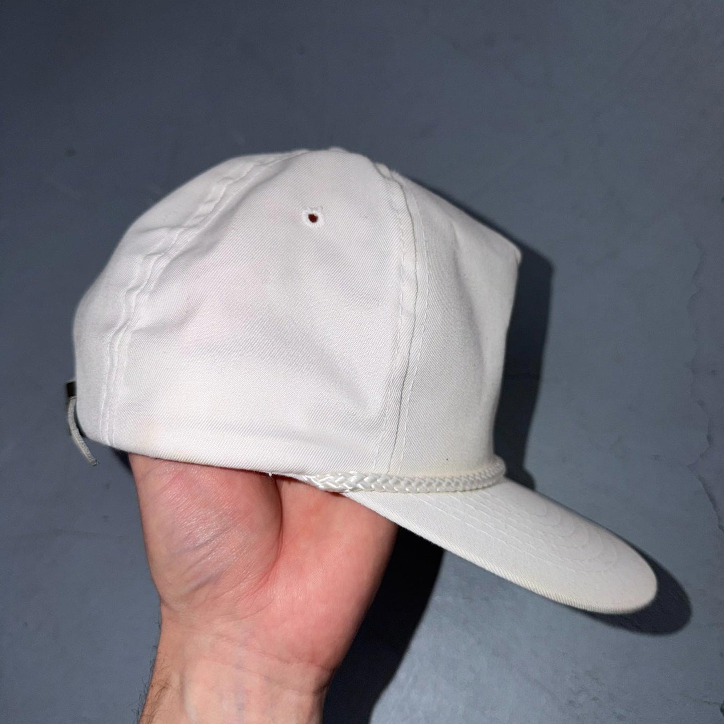 Sunkist Orange VTG Hat Baseball Cap Snapback Soda Trucker Promo White 90s