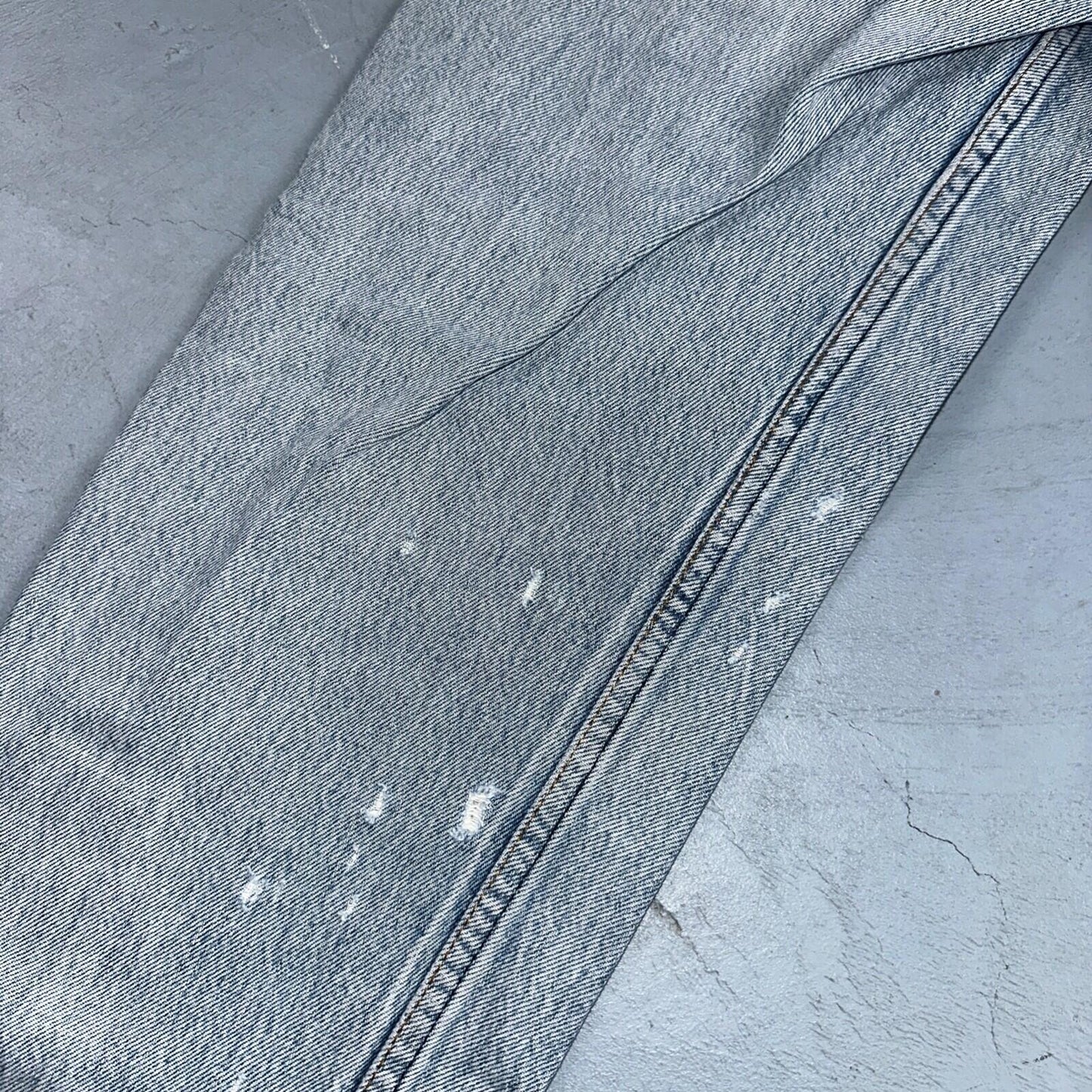 Levis 501 Vintage 90s USA XX Straight Leg Jeans Blue Light Wash 34x36 Act 31x31