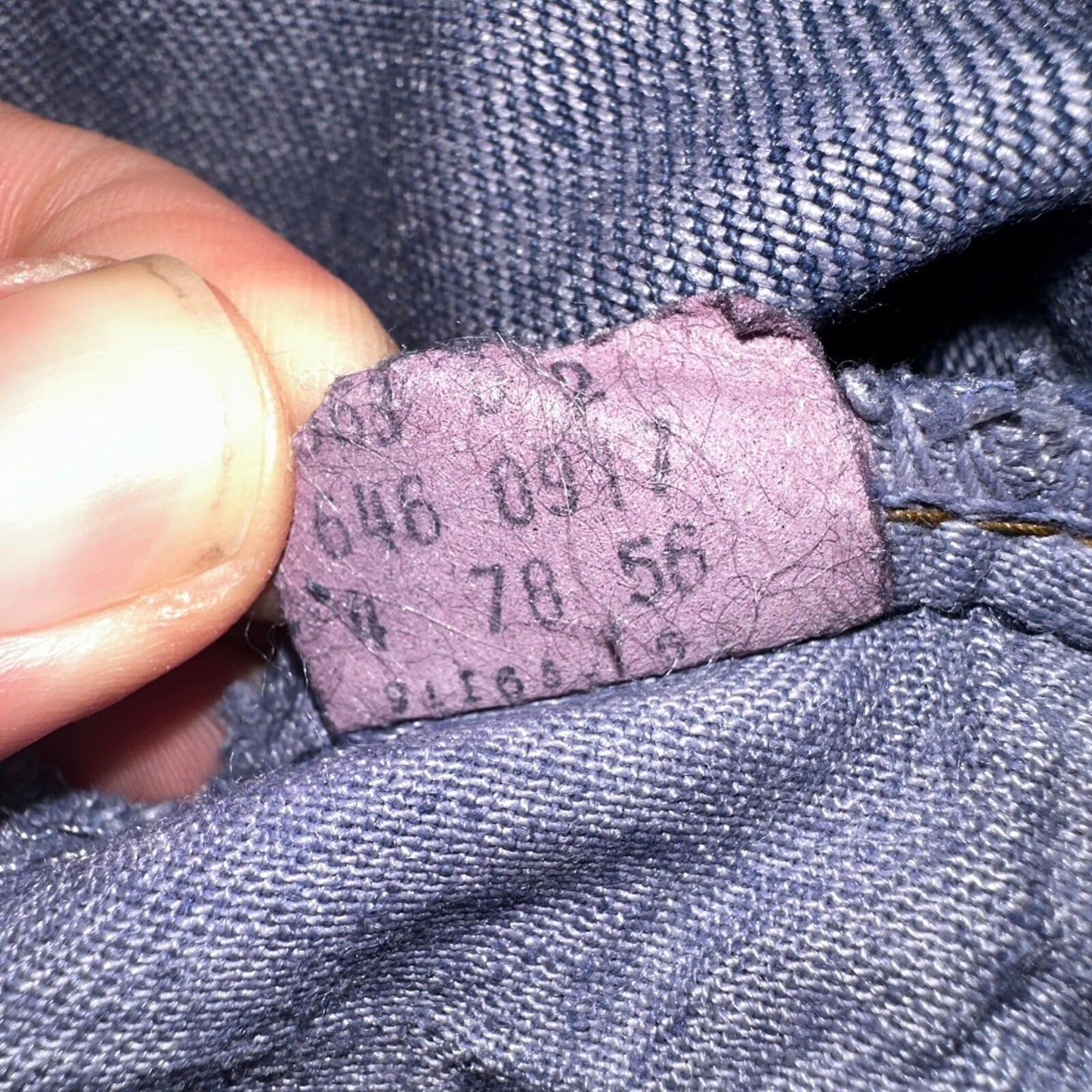 Levis 646 Vintage 70s USA Orange Tab Bootcut Flare Blue Bell Bottom Jeans 29x28