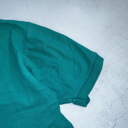 Eddie Bauer Vintage Polo Shirt Mens XL Green Collar Classic Preppy Knit 90s