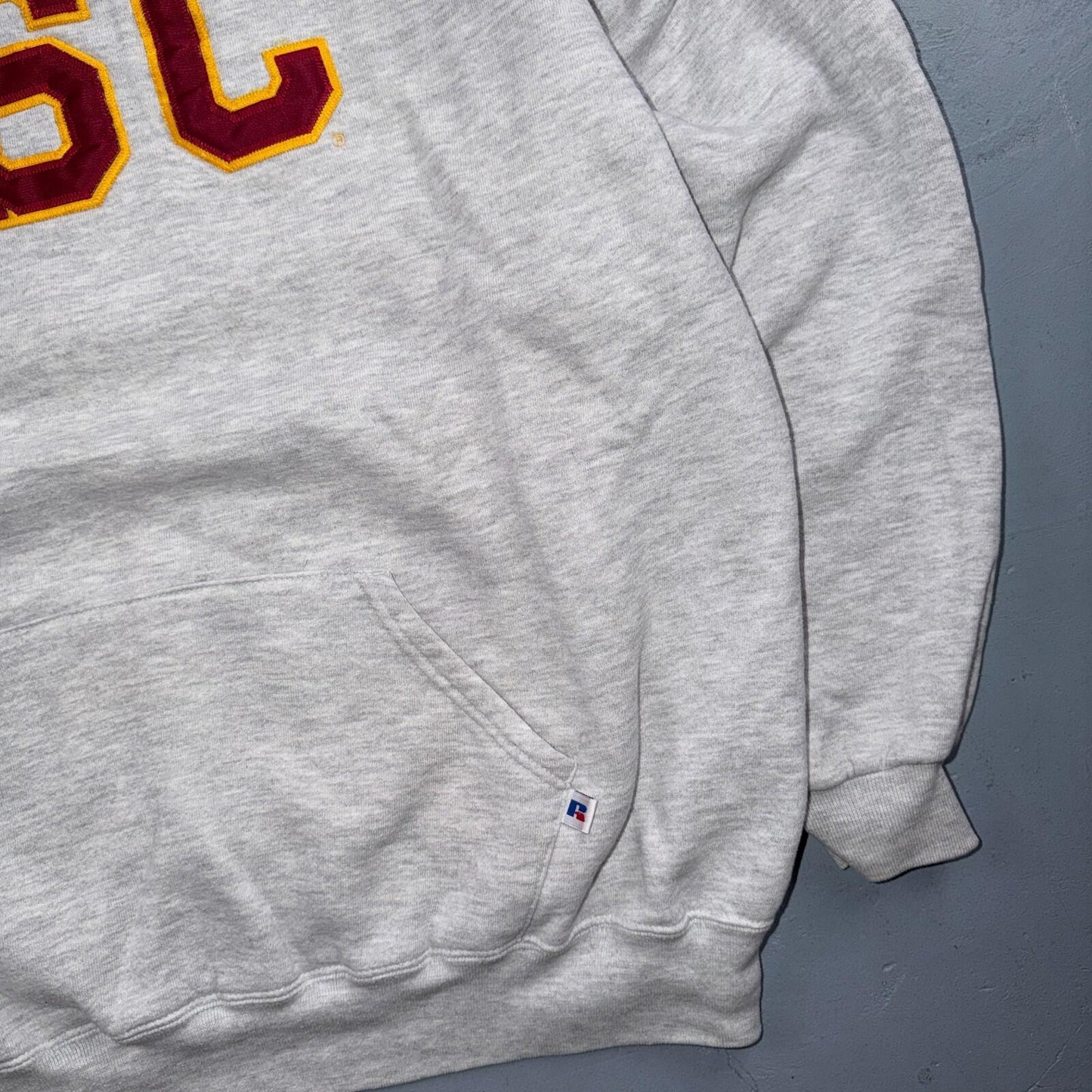 VTG Russell Athletic USC Hoodie Sweatshirt 2XL South Carolina College Trojans