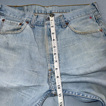Levis 501 Vintage Y2K 90s XX Straight Leg Jeans Blue Light Wash 33x36 Act 30x29