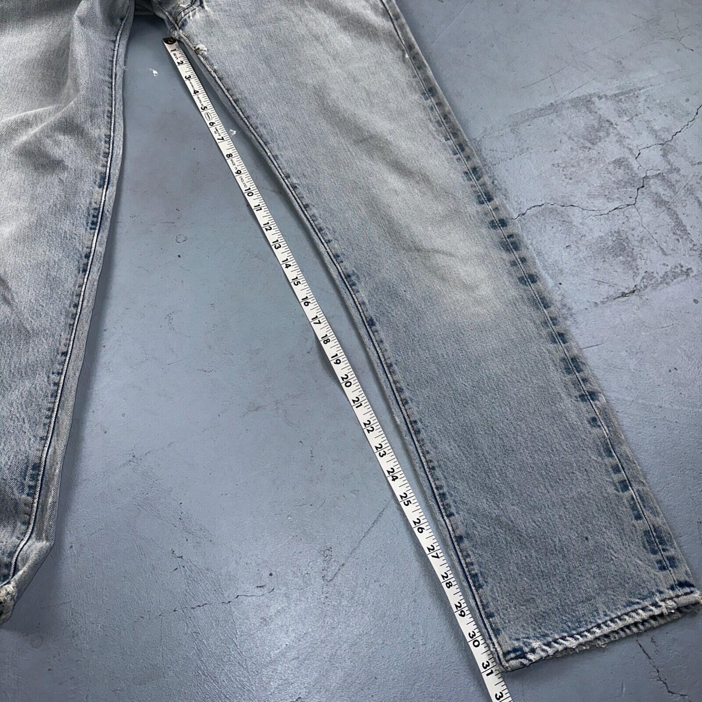 Levis 501 Vintage 80s Redline Selvedge USA XX Jeans Light Wash 66 Act 28x31