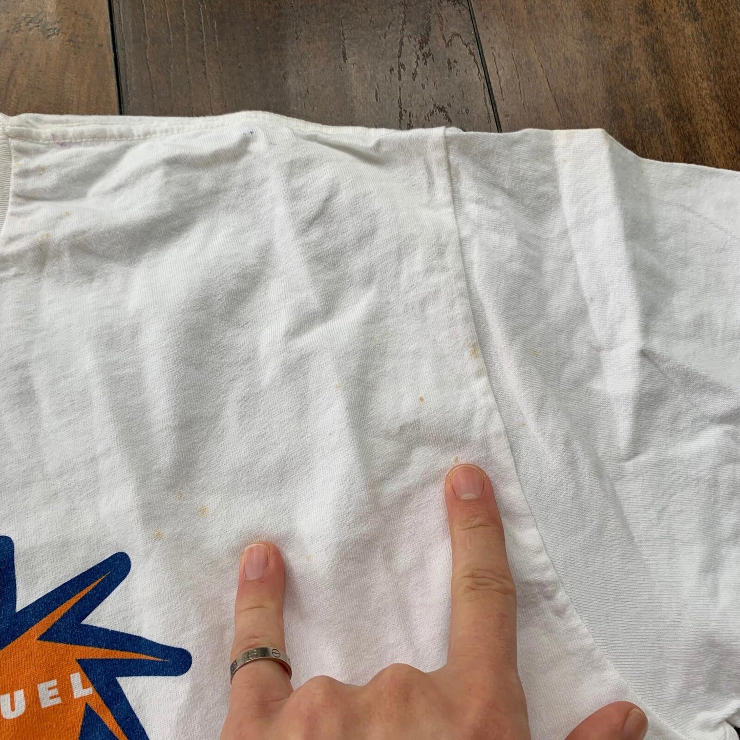 Smart Fuel Vintage T Shirt Science 90s Oneita Blank Simple White Star Elon Musk