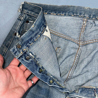 Levis 501 Big E Vintage 60s Redline Selvedge USA XX 1960s Jeans 66 Act 34x28
