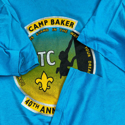 OTC Portland Oregon Camp Baker Hanes VTG T Shirt 90s Single Stitch Hike Climb