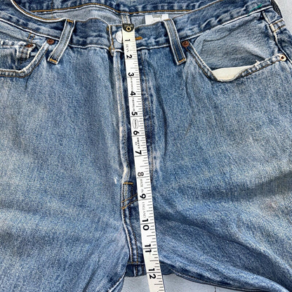 Levis 501 Vintage 90s Y2K Straight Leg Jeans Blue Light Wash 35x32 Act 34x31