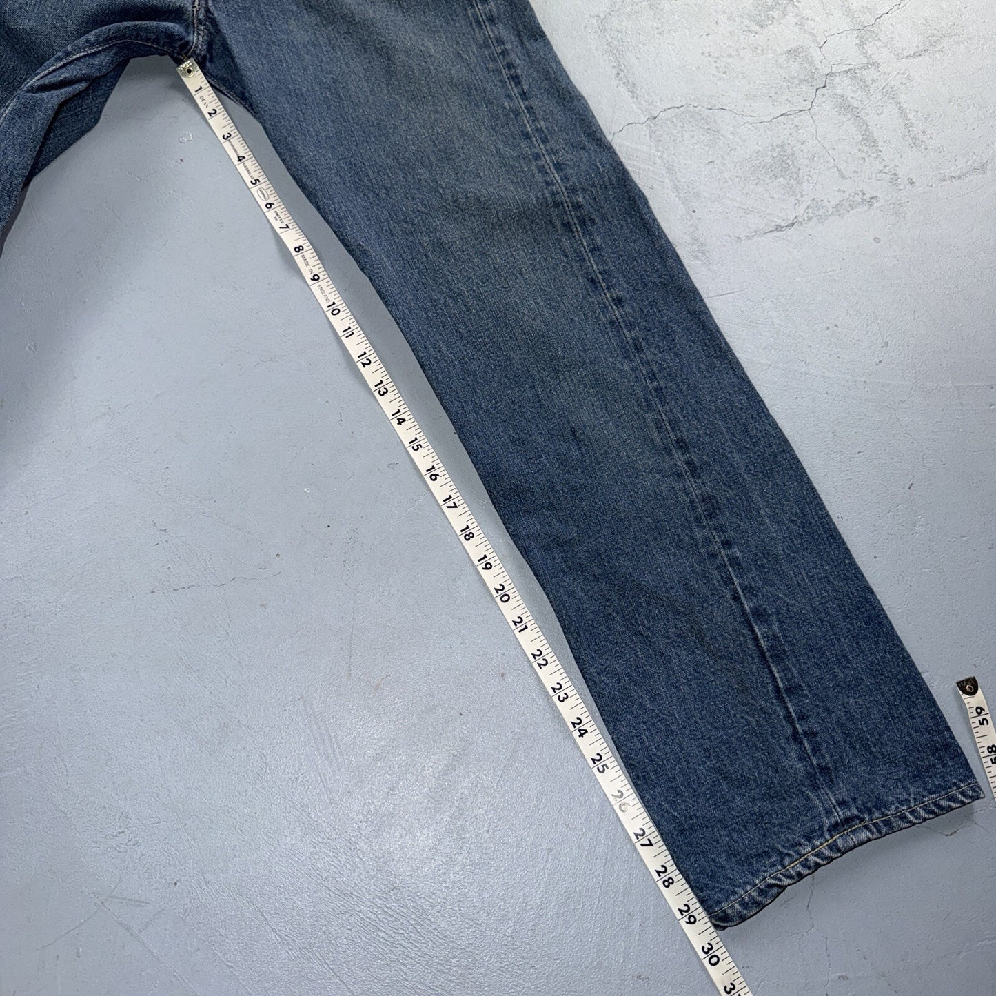 Levis 501 Vintage 70s SS Redline Selvedge USA Jeans Med Wash 32x34 Act 29x29