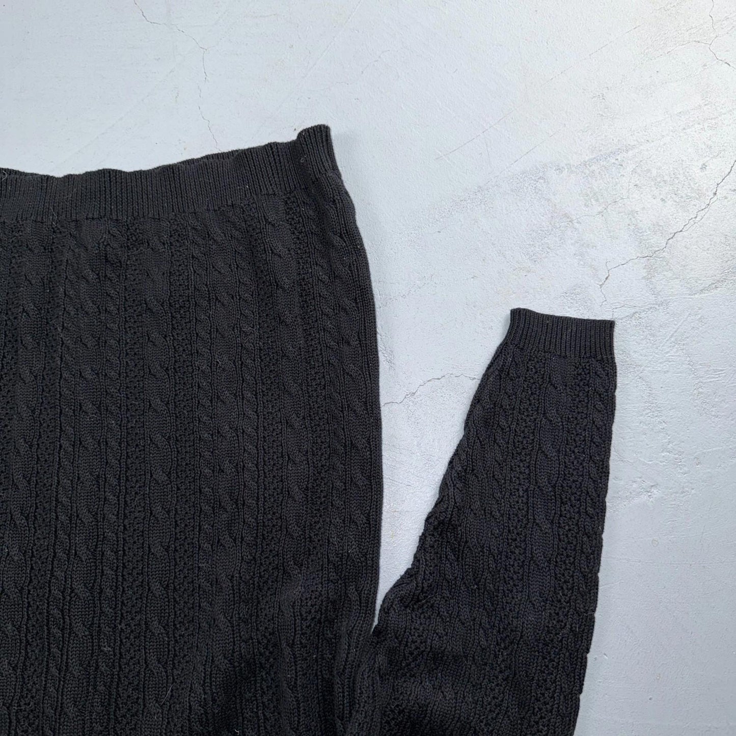 Nordstrom VTG 1990s Black Sweater Button Front Long Sleeves Cardigan Medium 90s