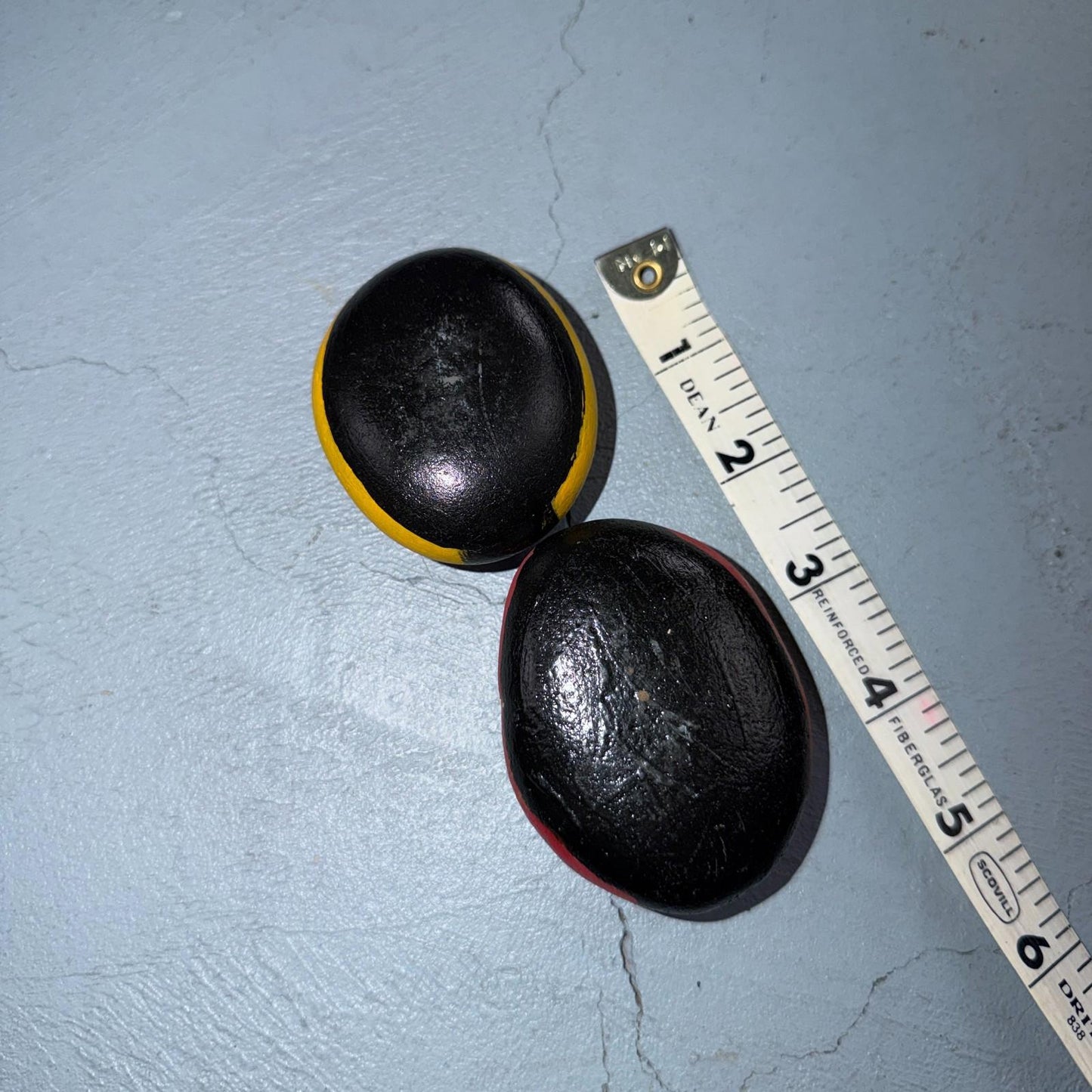 Hand Painted Rock Stone Art Inspirational Lady Bug Bugs Spring Funny Cute VTG