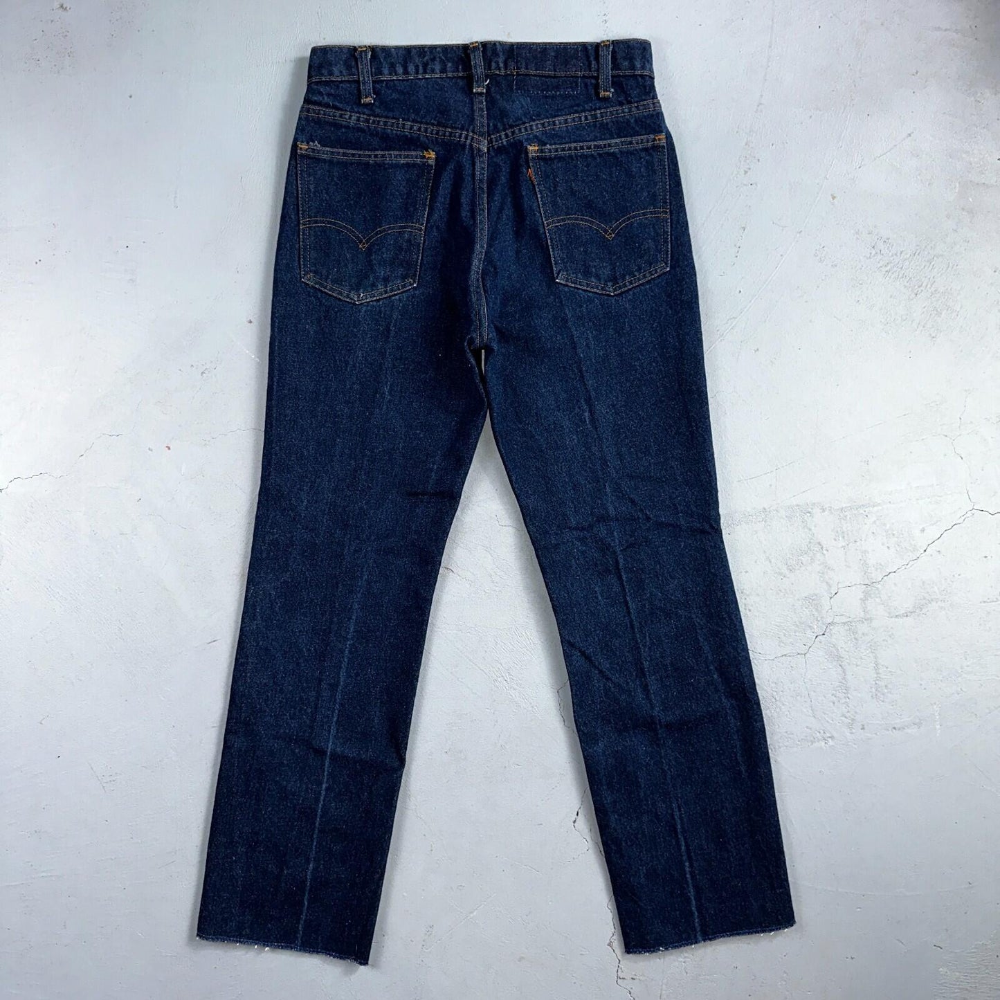 Levis 505 Vintage 80s USA Orange Tab Jeans 30x34 Blue Dark Wash 501 Act 29x28