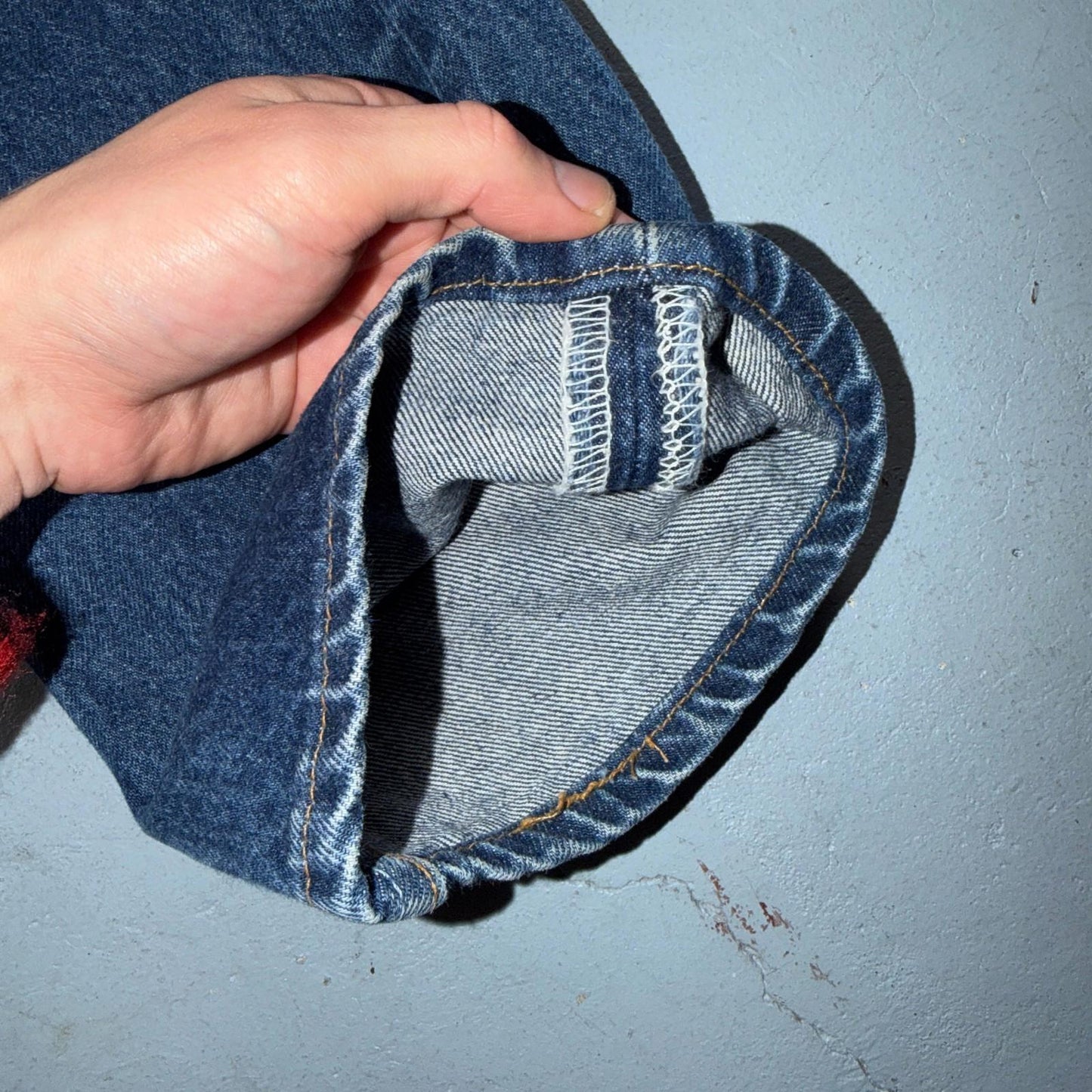 Levis 501 Vintage 90s USA XX Straight Leg Jeans Blue Med Wash 32x36 Act 31x33