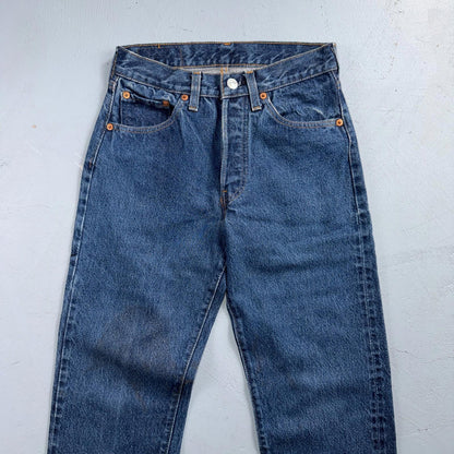 Levis 501 Vintage 80s Redline Selvedge USA XX Jeans Dark Wash 27x32 Act 24x28