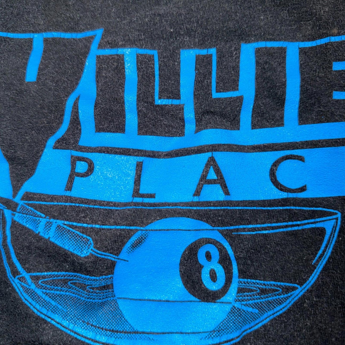 Willies Place VTG T Shirt Willie Nelson Music Band Bar Promo Rare 1980s Texas