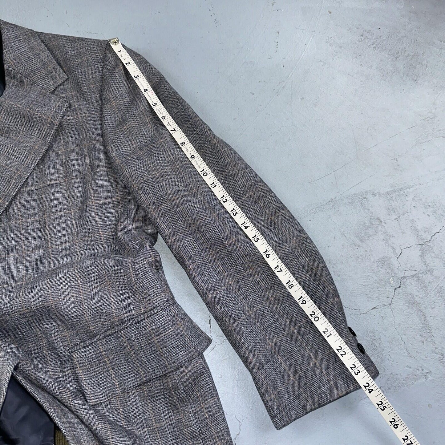 VTG Mens 3 PC Suit 42 Jacket Coat Pants Vest Plaid Rockabilly 70s 1970s Brown