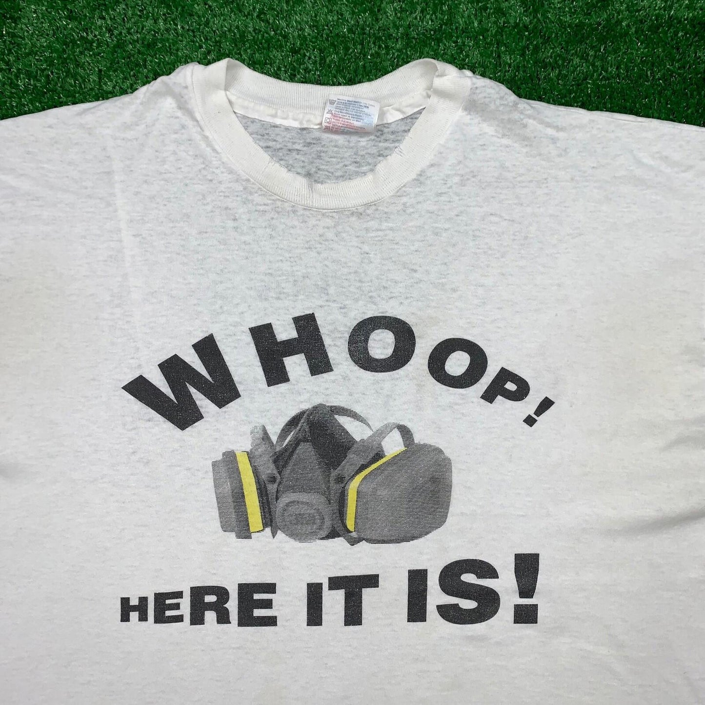 Whoops Here It Is Vintage T Shirt Freaknik Rap Nirvana Grunge Straight Edge Mask