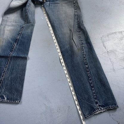 Levis 501 Vintage 80s Redline Selvedge USA XX Jeans Light Wash 1980s Act 28x32