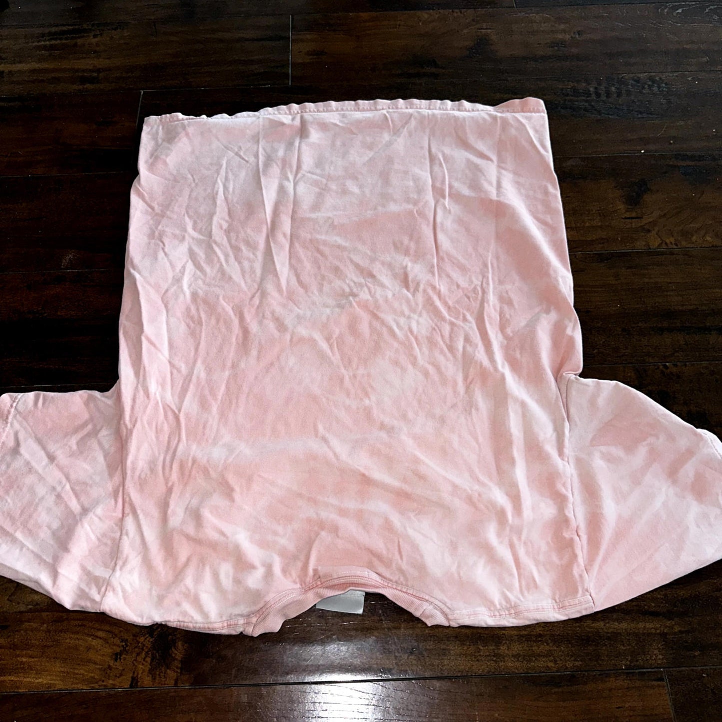 Nike Overyded Pink Y2K Vintage T Shirt Thrashed Heavy Wear Basic Center Swoosh