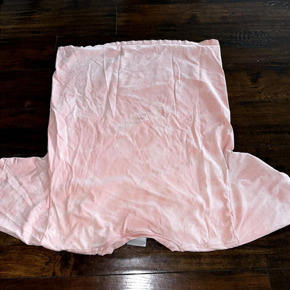 Nike Overyded Pink Y2K Vintage T Shirt Thrashed Heavy Wear Basic Center Swoosh
