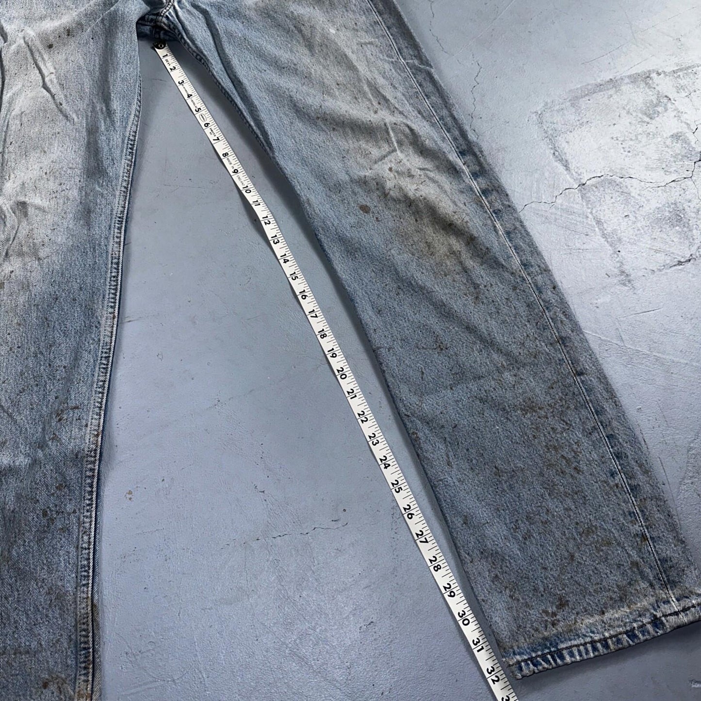 Levis 501 Vintage Y2K XX Straight Leg Jeans 33x34 Light Wash 2000s Act 31x32
