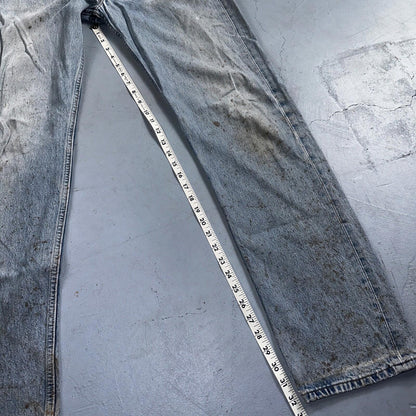 Levis 501 Vintage Y2K XX Straight Leg Jeans 33x34 Light Wash 2000s Act 31x32