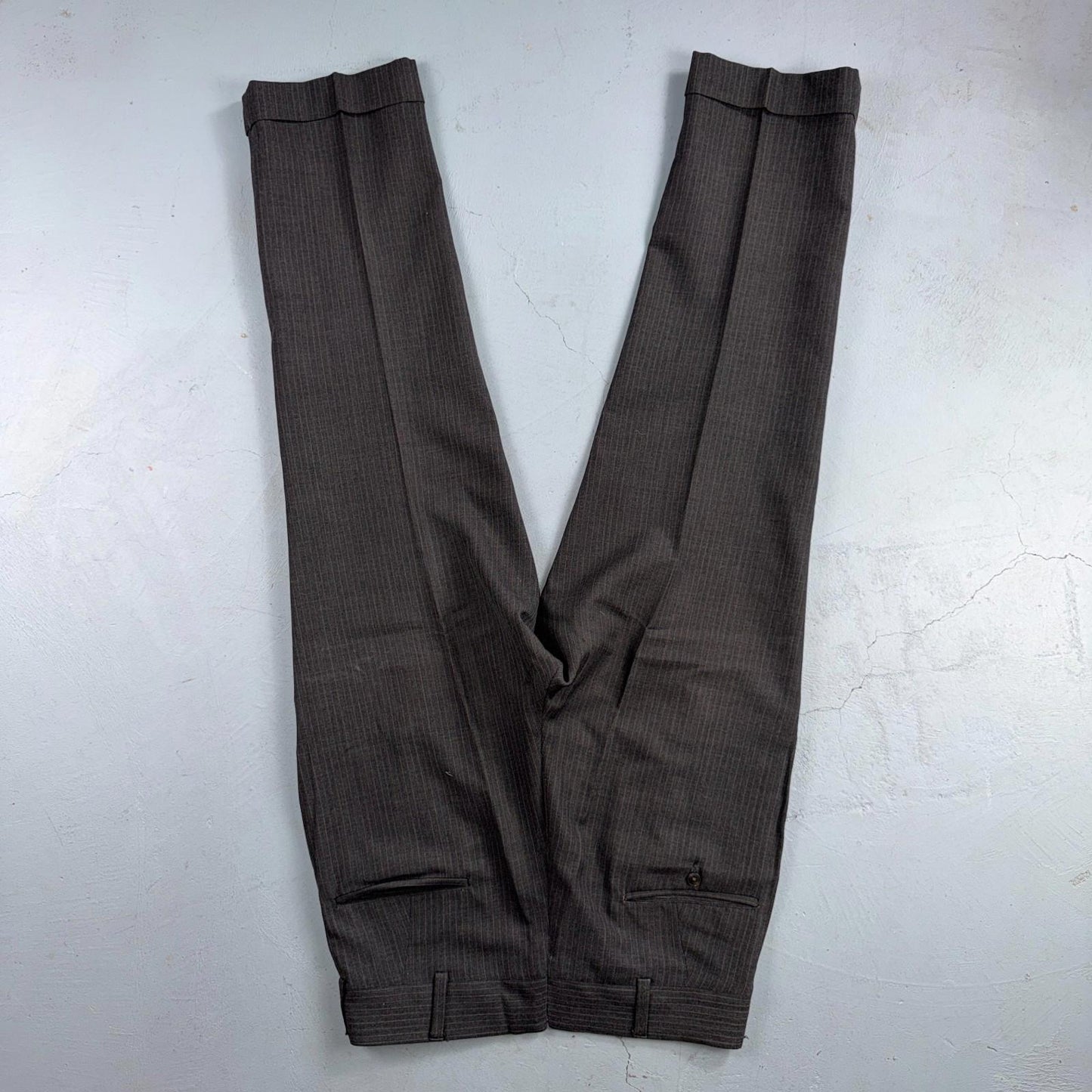 1960s 1950s VTG Mens 2 PC Suit 38 Jacket Coat Pants Gray Union Wool Rockabilly