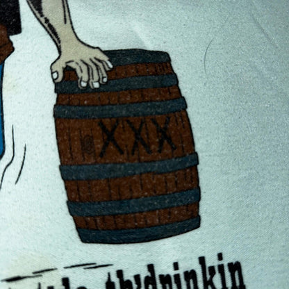 Hari Hari Motor Inn VTG T Shirt Funny Drinking Alcohol Joke Humor Barrel 70s