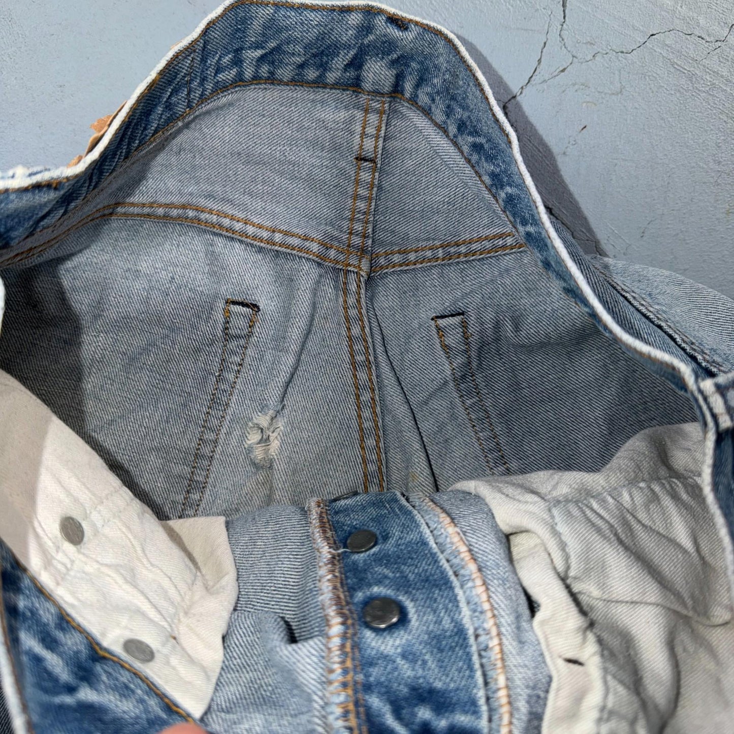 Levis 501 Vintage 80s Redline Selvedge USA XX Jeans Light Wash 34x36 Act 32x32