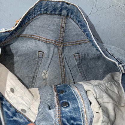 Levis 501 Vintage 80s Redline Selvedge USA XX Jeans Light Wash 34x36 Act 32x32