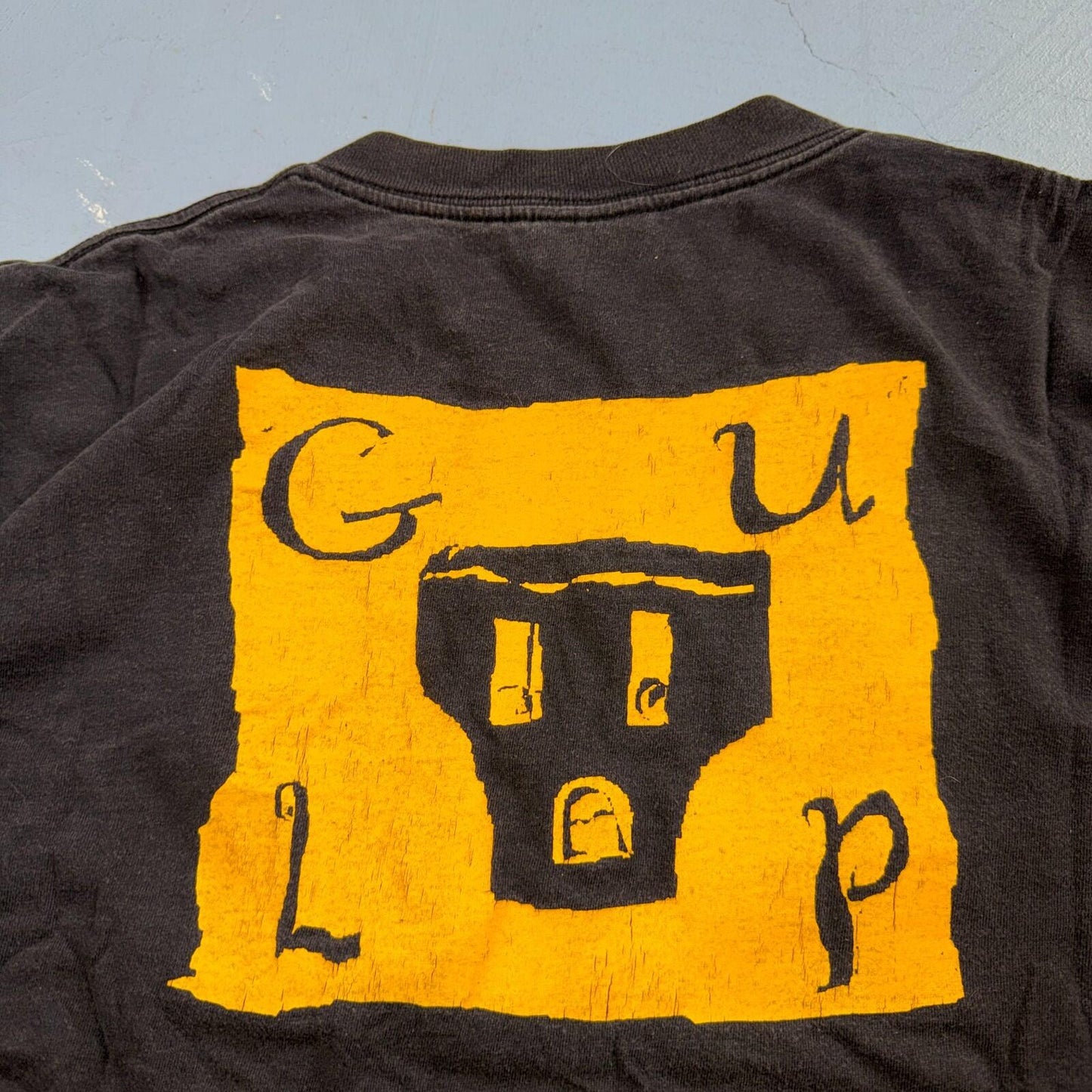Oneita PLUG Art VTG T Shirt 90s Single Stitch Graphic Music Band Gulp Outlet