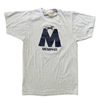 Memphis Tennessee Horse Racing Vintage T Shirt 70s 80s Animal Love Music Rap