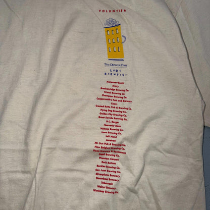 Beer Boom Funny Graphic Vintage T Shirt 90s Y2K Brewing Cool XL Drinking
