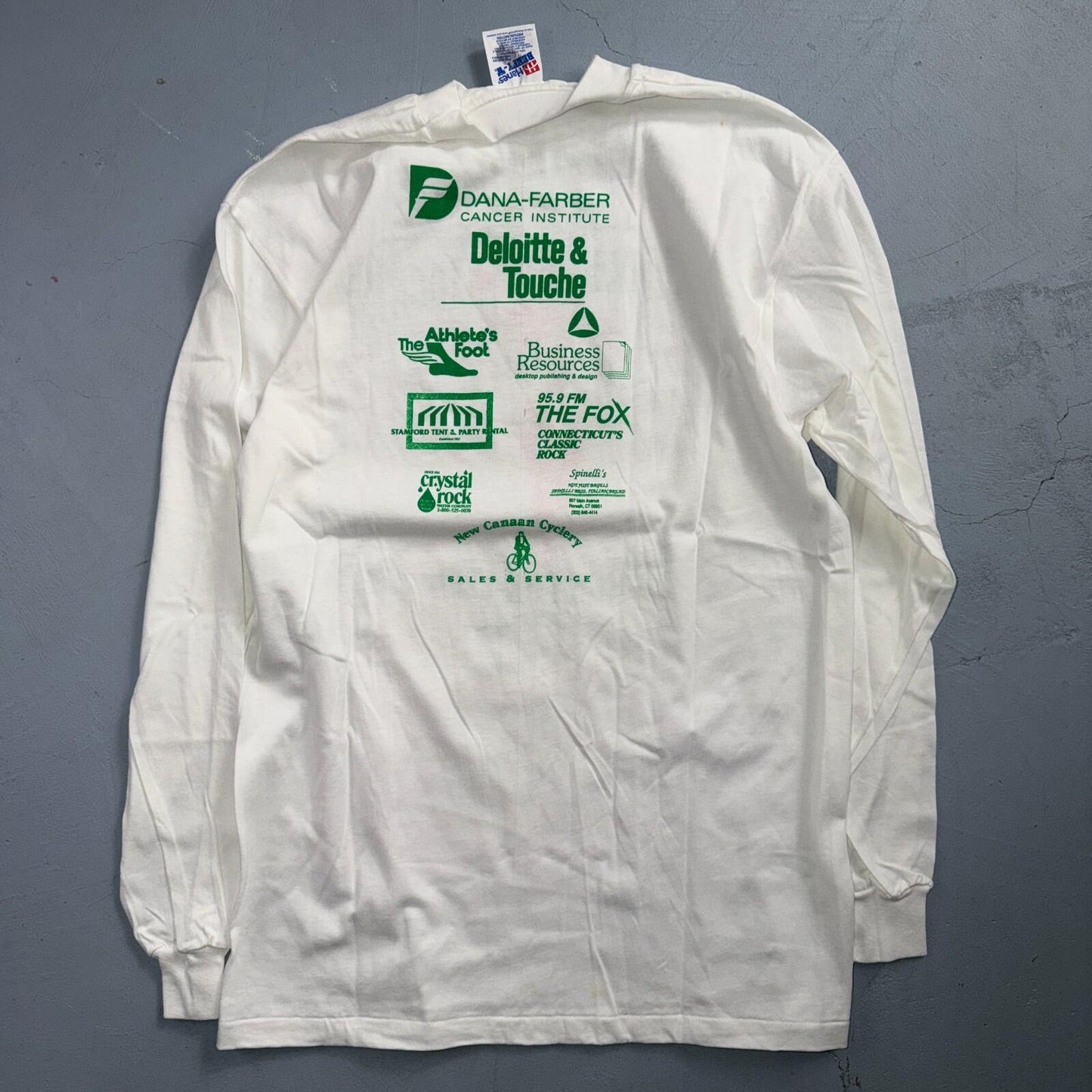 Jolly Jogger Running Hanes 80s VTG T Shirt Dana Farber Santa Fit Pre 5K 1980s
