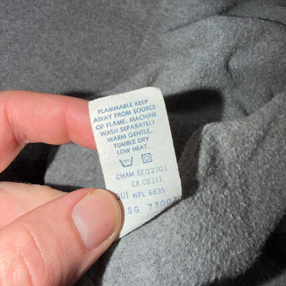 Vintage Woolrich Shirt Mens XL Gray 80s Button Up Chamois Hunting Outdoor USA