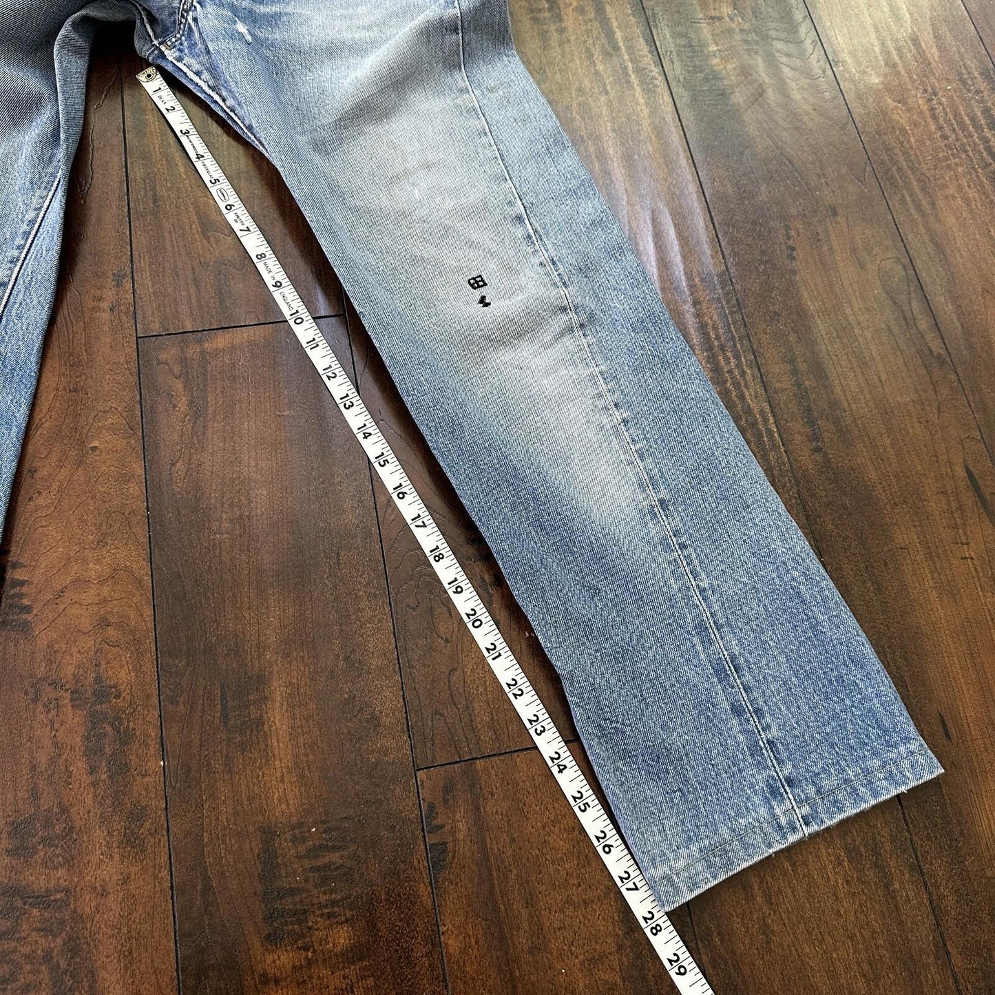 Levis Vintage 80s Redline Selvedge USA 501 XX Jeans 66 70s Light 30x33 Act 28x28