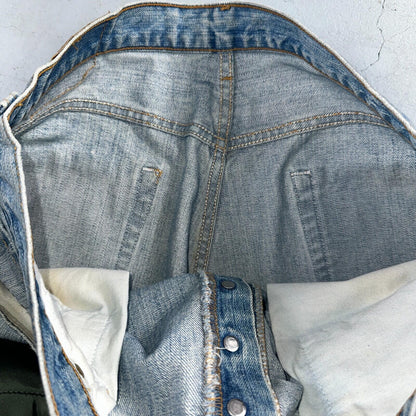 Levis 501 Vintage 90s USA XX Straight Leg Jeans Blue Light Wash 38x32 Act 36x32