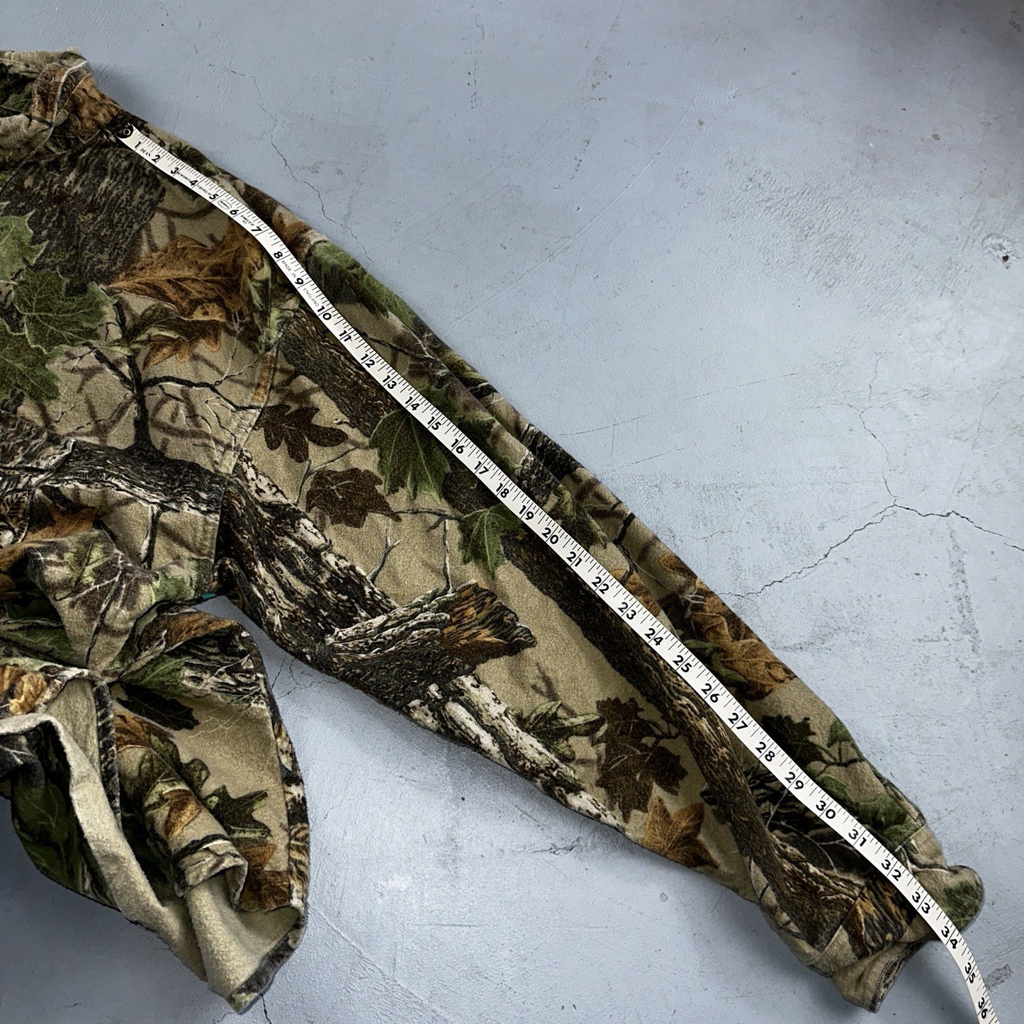 VTG Moose Creek Legendary Outdoor Clothing Heavy Flannel Shirt Realtree Camo USA