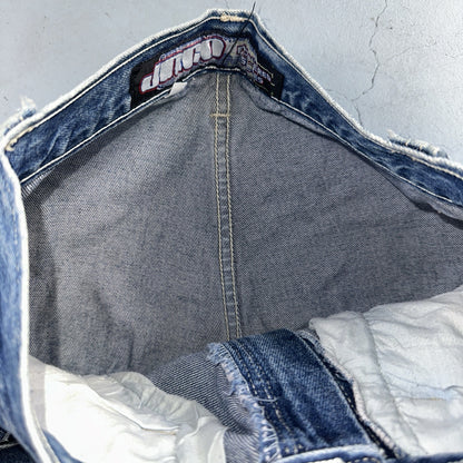 JNCO Jeans Y2K Vintage Endangered Species Collection Rhino Size 30 Grunge 28x25