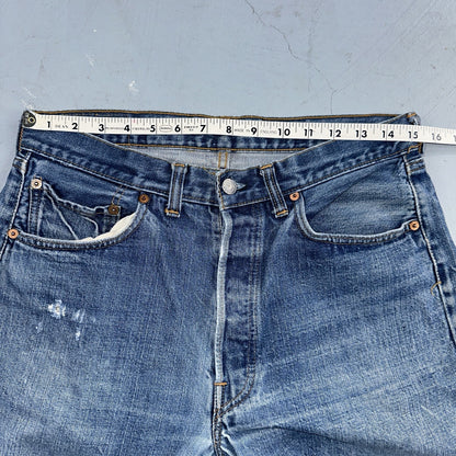 Levis 501 Big E Vintage 60s Redline Selvedge USA XX 1960s Jeans 66 Act 30x28