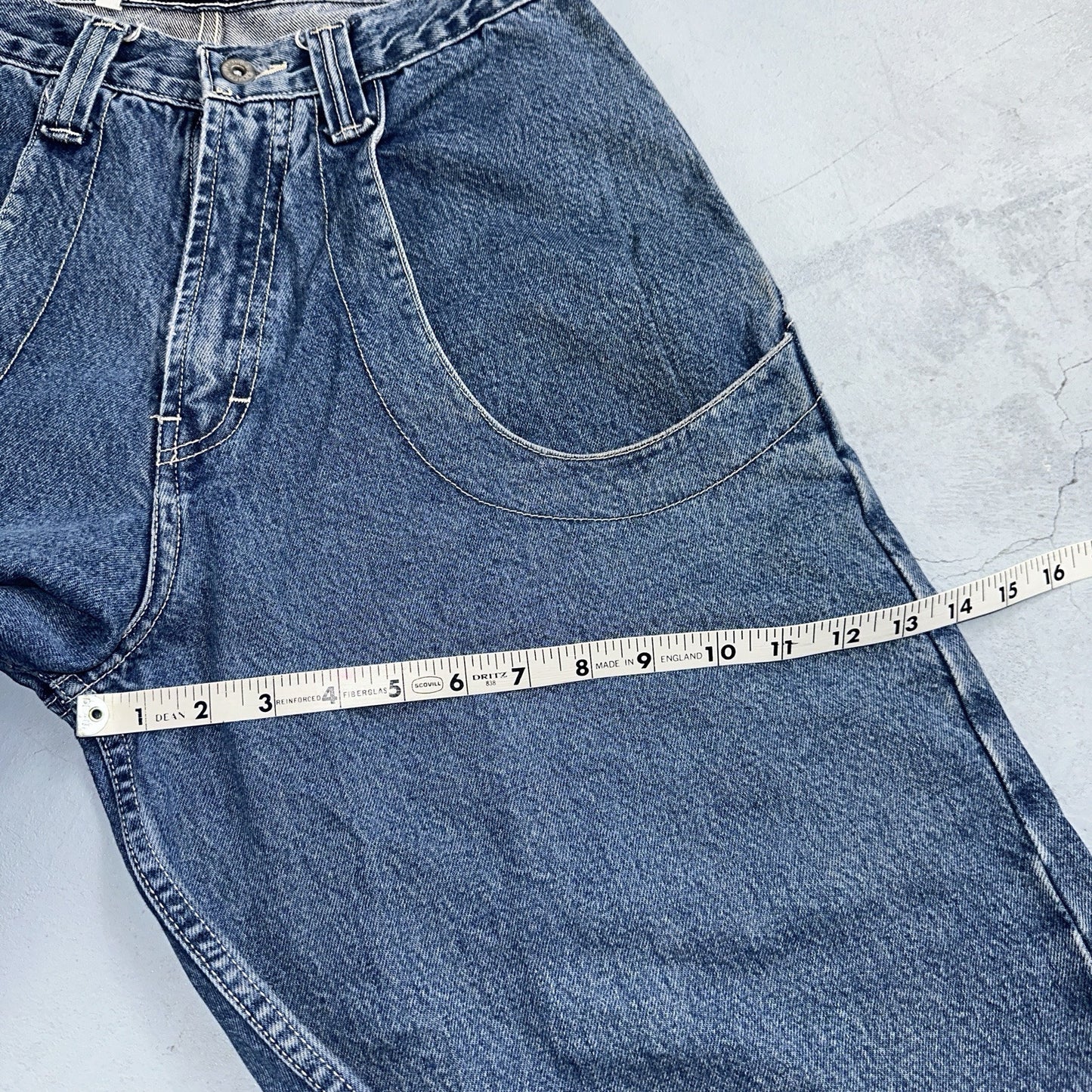 JNCO Jeans Y2K Vintage Endangered Species Collection Rhino Size 30 Grunge 28x25